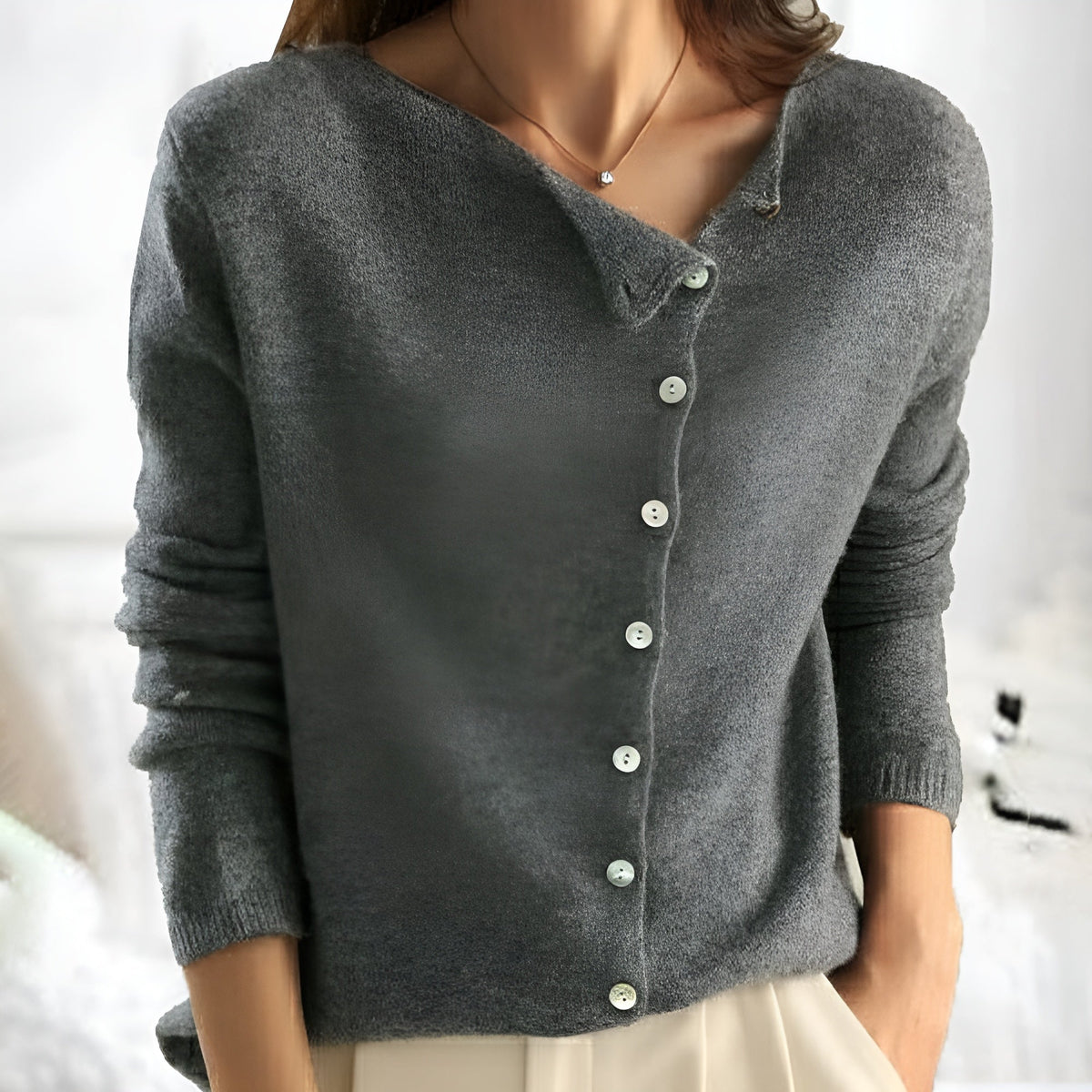 Sarah |  Cardigan con botones
