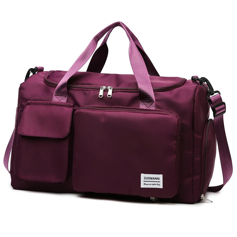 Noor— Bolsa de Viaje Weekender con Compartimento para Zapatos