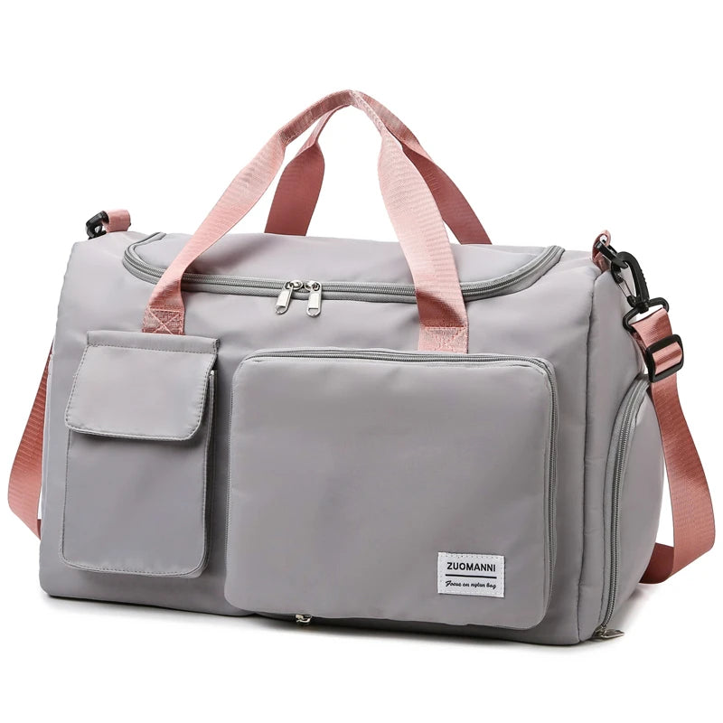 Noor— Bolsa de Viaje Weekender con Compartimento para Zapatos