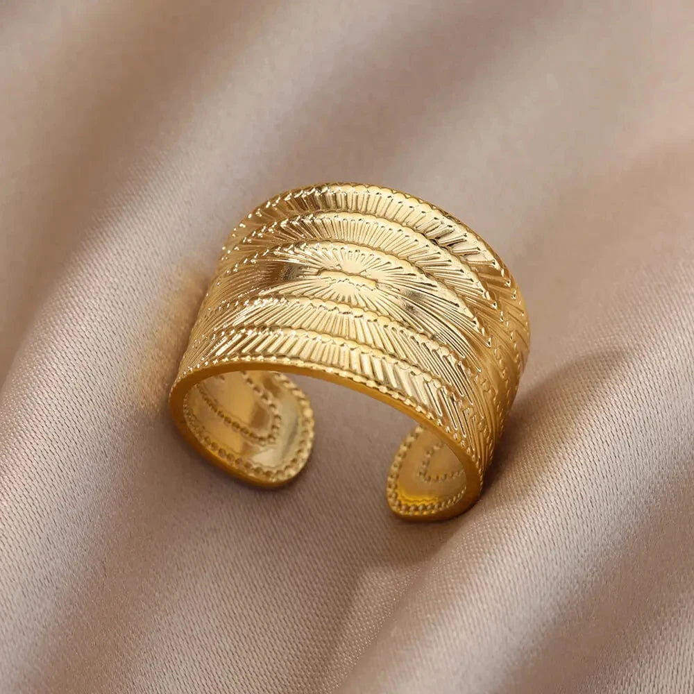 Stile-Anillos de acero inoxidable 316L para mujer