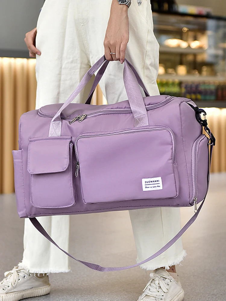 Noor— Bolsa de Viaje Weekender con Compartimento para Zapatos