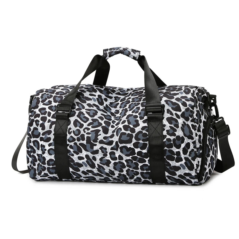 Kira — Bolsa de Viaje Estampado Leopardo