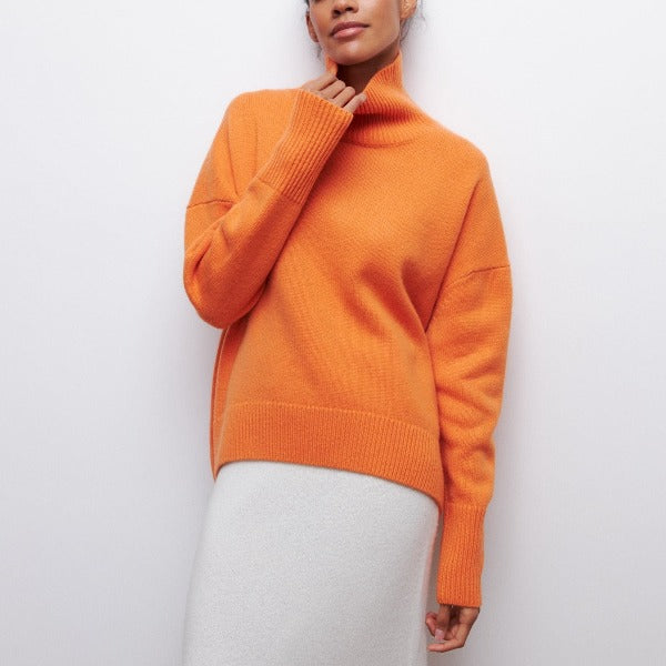 Noa | Jersey de cuello alto de lujo