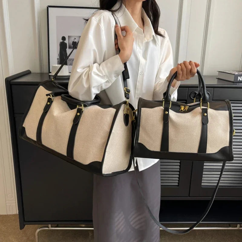 Vega — Bolsa de Viaje Weekender en Lona y Piel