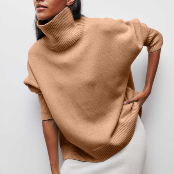 Noa | Jersey de cuello alto de lujo