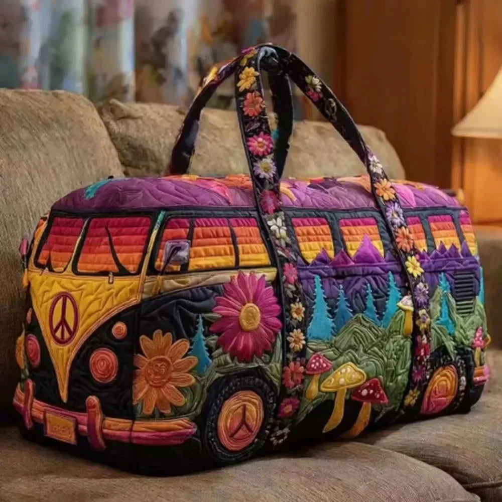 Uma — Bolsa de Viaje Acolchada Patchwork
