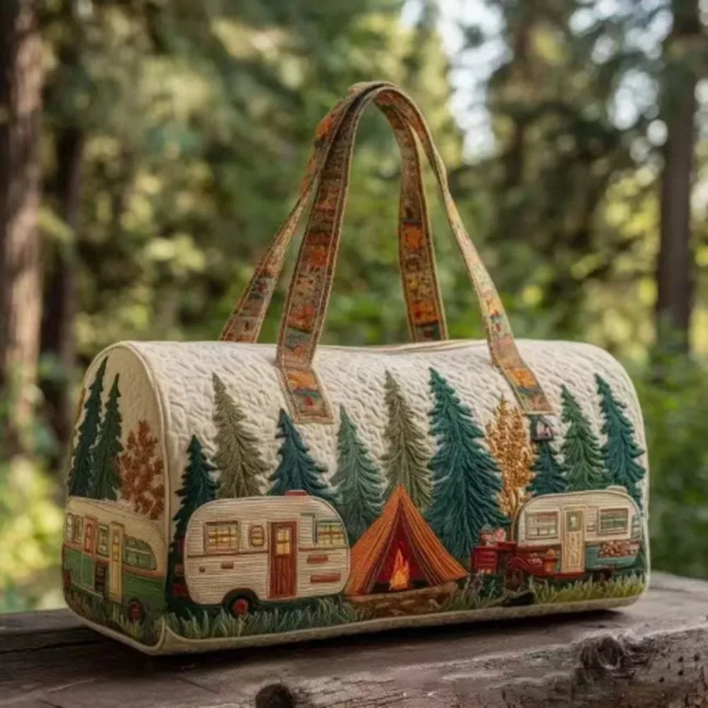 Uma — Bolsa de Viaje Acolchada Patchwork