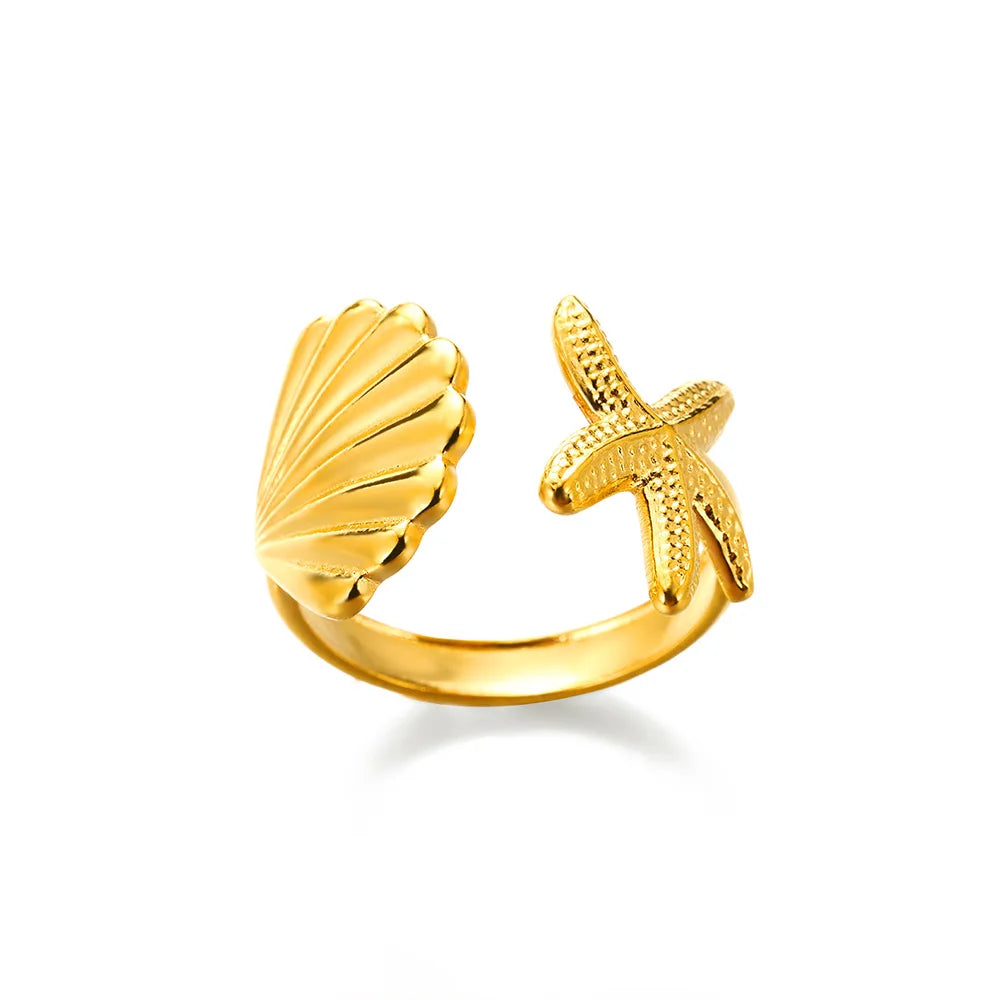 Stile-Anillos de acero inoxidable 316L para mujer