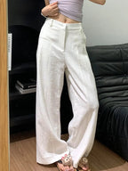 Bianca — Pantalón Ancho Tiro Alto