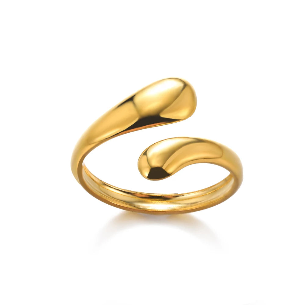 Stile-Anillos de acero inoxidable 316L para mujer