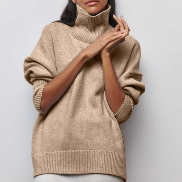 Noa | Jersey de cuello alto de lujo
