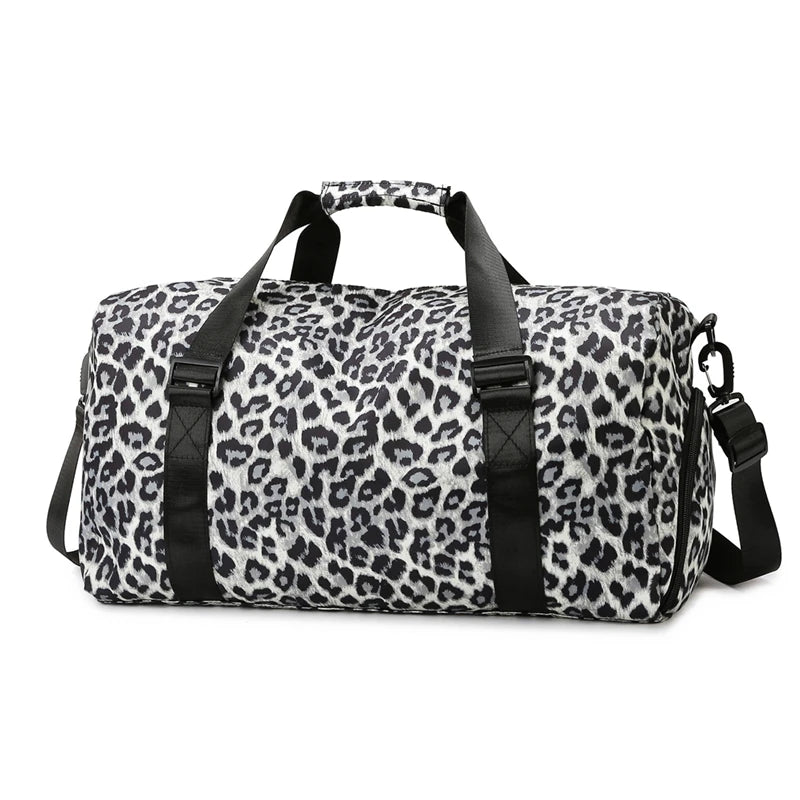 Kira — Bolsa de Viaje Estampado Leopardo