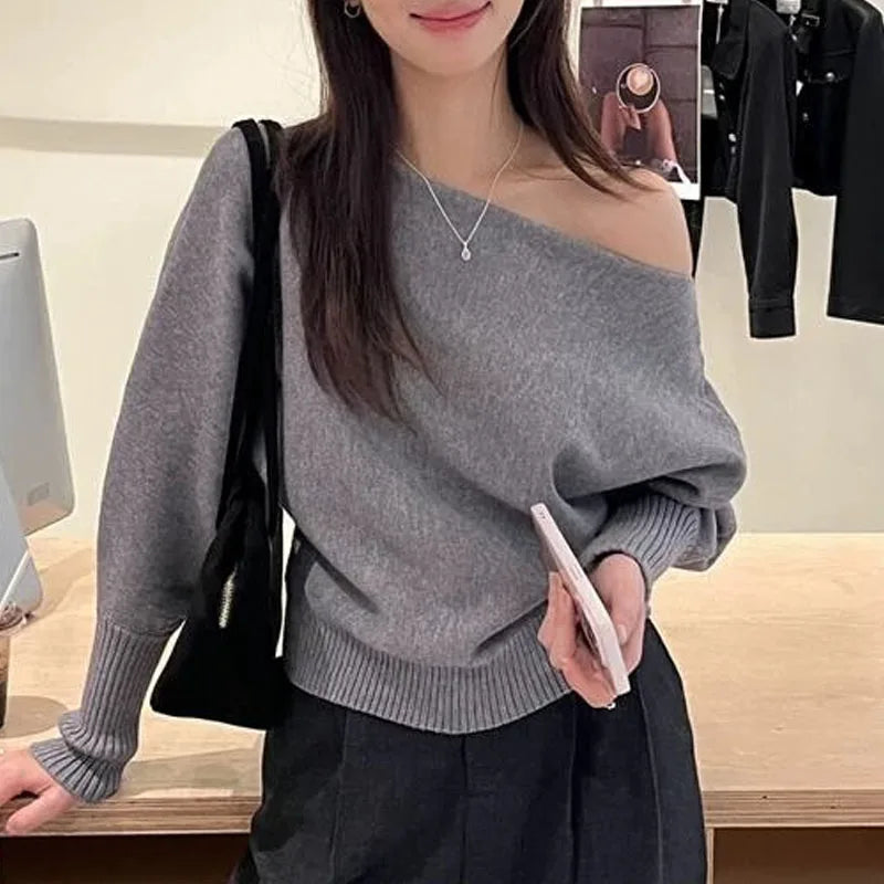 Lucía — Jersey de Punto Cuello Barco