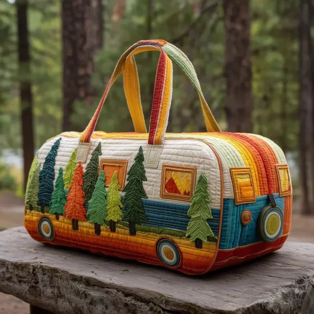 Uma — Bolsa de Viaje Acolchada Patchwork