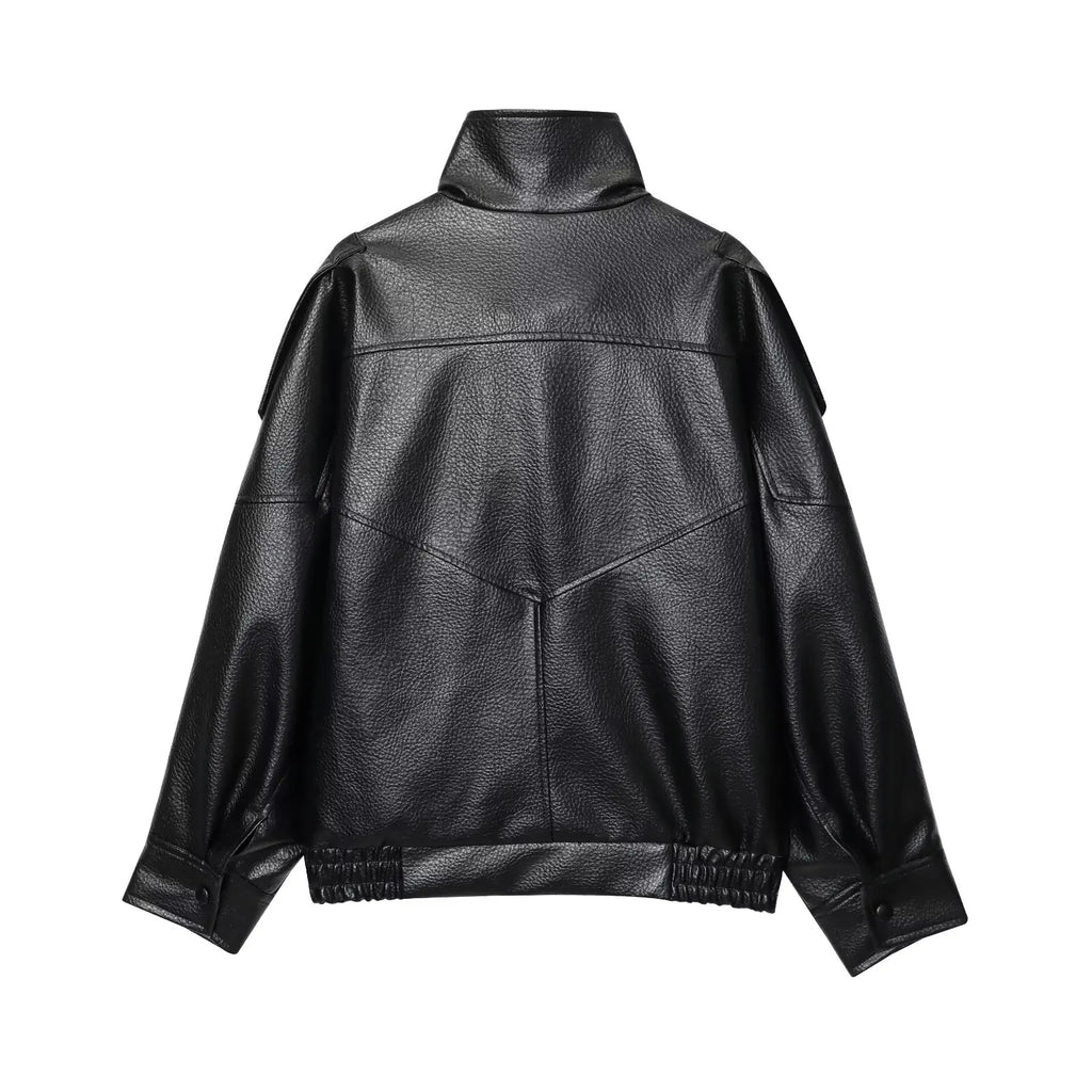Romy — Chaqueta Piel  Oversize