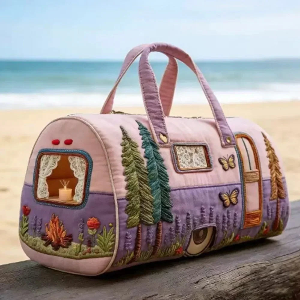 Uma — Bolsa de Viaje Acolchada Patchwork