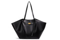 Carla — Bolso Tote Geométrico de Piel