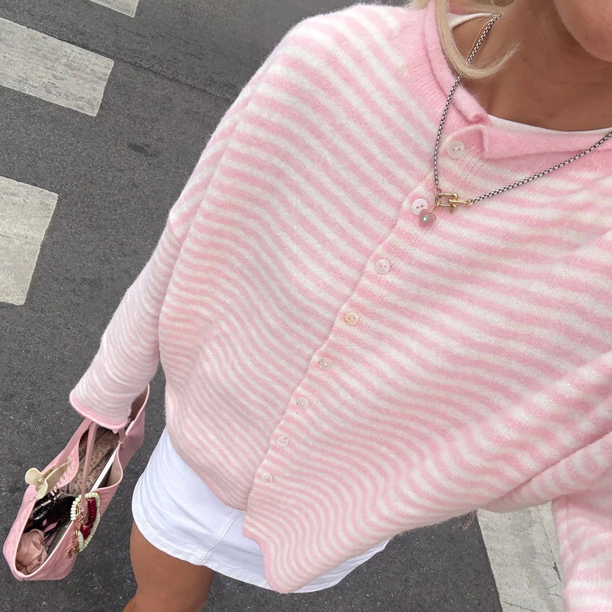 Mila — Cárdigan Oversize Estilo Y2K