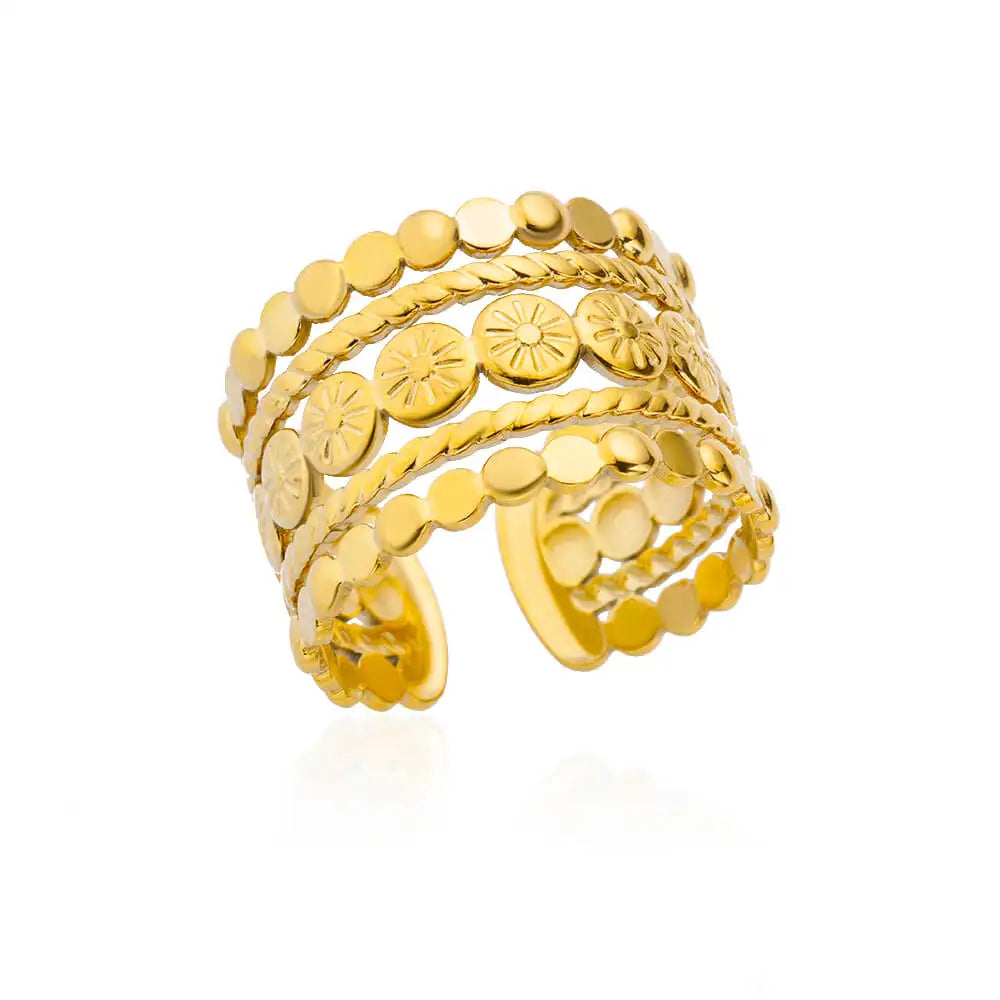 Stile-Anillos de acero inoxidable 316L para mujer