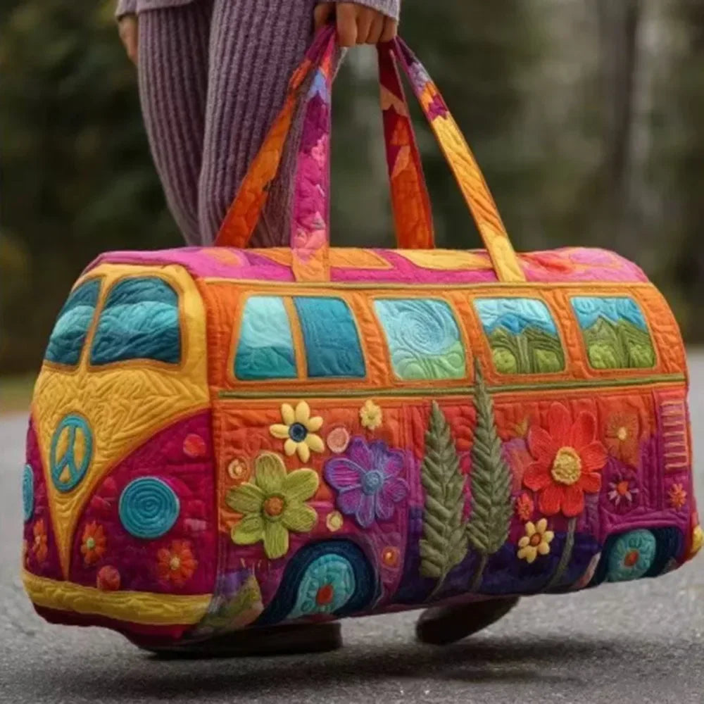 Uma — Bolsa de Viaje Acolchada Patchwork