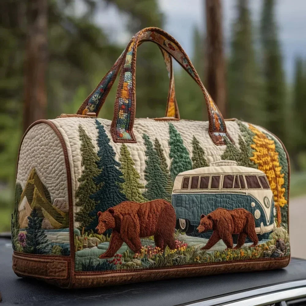 Uma — Bolsa de Viaje Acolchada Patchwork