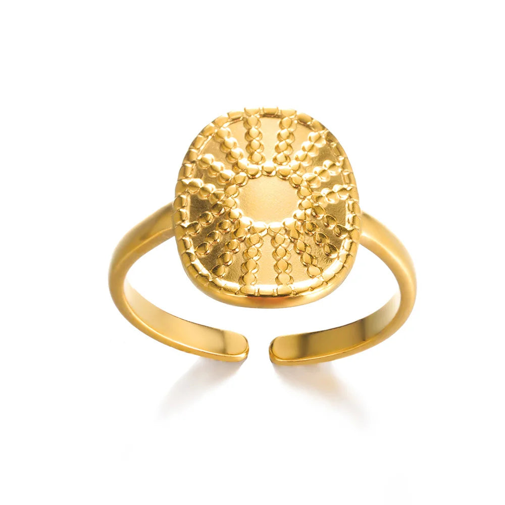 Stile-Anillos de acero inoxidable 316L para mujer