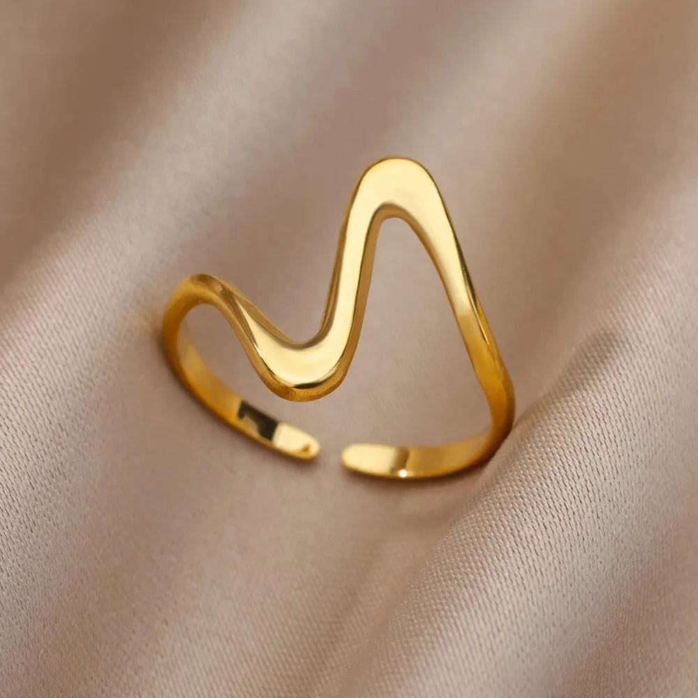 Stile-Anillos de acero inoxidable 316L para mujer