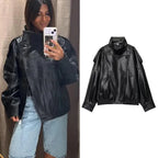Romy — Chaqueta Piel  Oversize