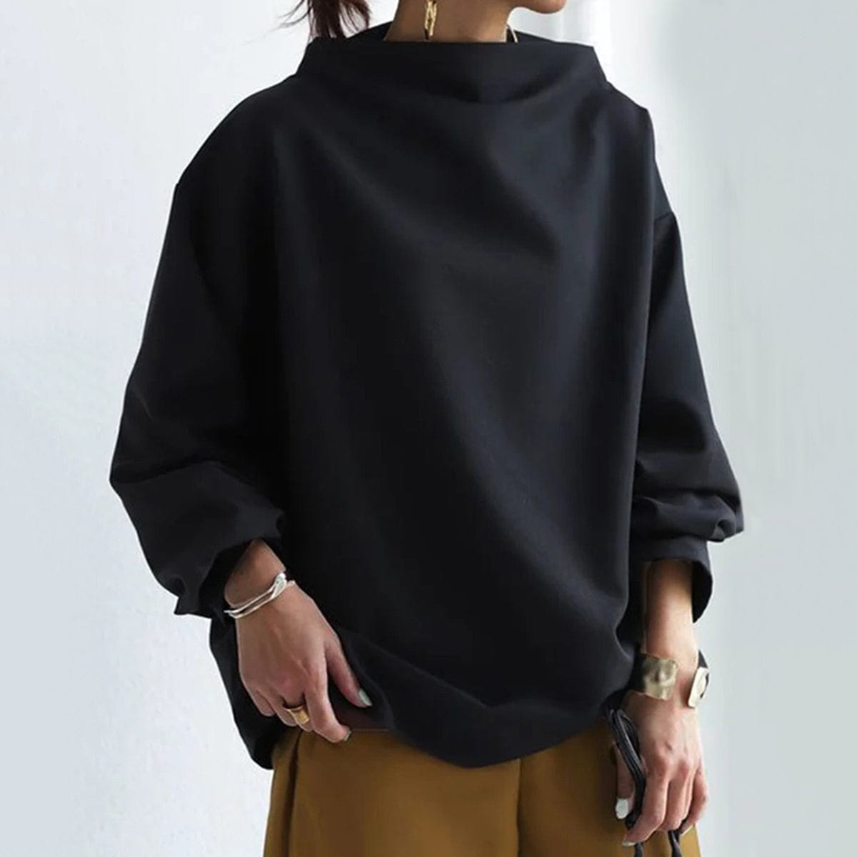 Lisa | Top informal de cuello alto