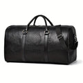 Clara — Bolso de Viaje Duffel con Textura de Cocodrilo