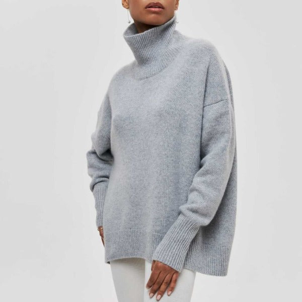 Noa | Jersey de cuello alto de lujo