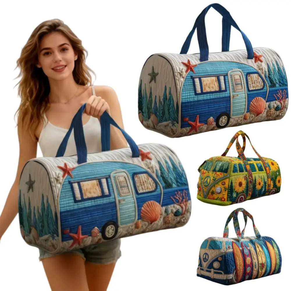 Uma — Bolsa de Viaje Acolchada Patchwork