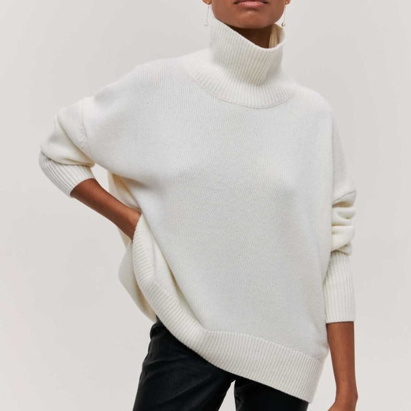 Noa | Jersey de cuello alto de lujo