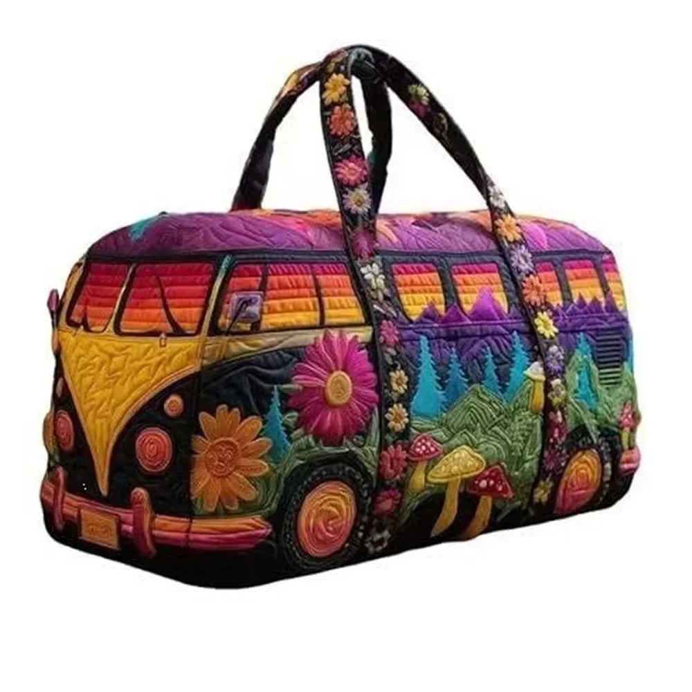 Uma — Bolsa de Viaje Acolchada Patchwork