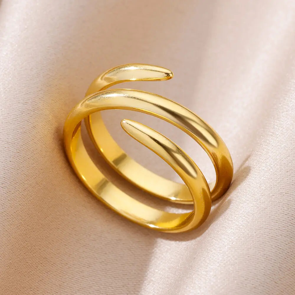 Stile-Anillos de acero inoxidable 316L para mujer