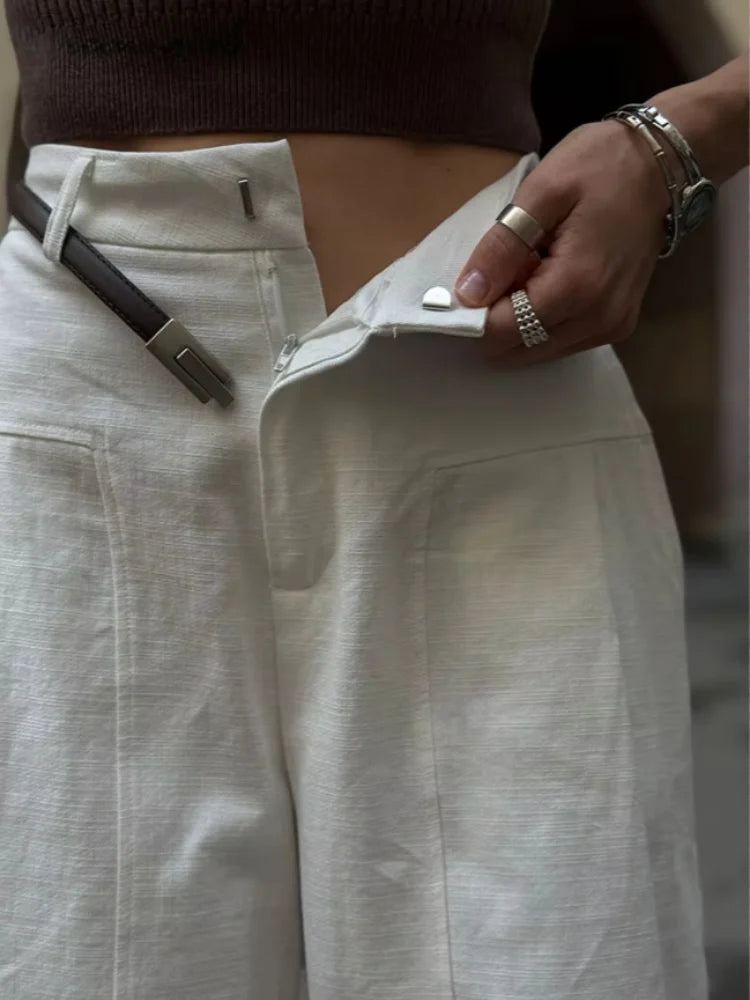 Bianca — Pantalón Ancho Tiro Alto