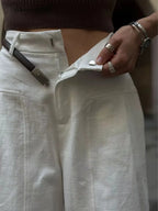 Bianca — Pantalón Ancho Tiro Alto