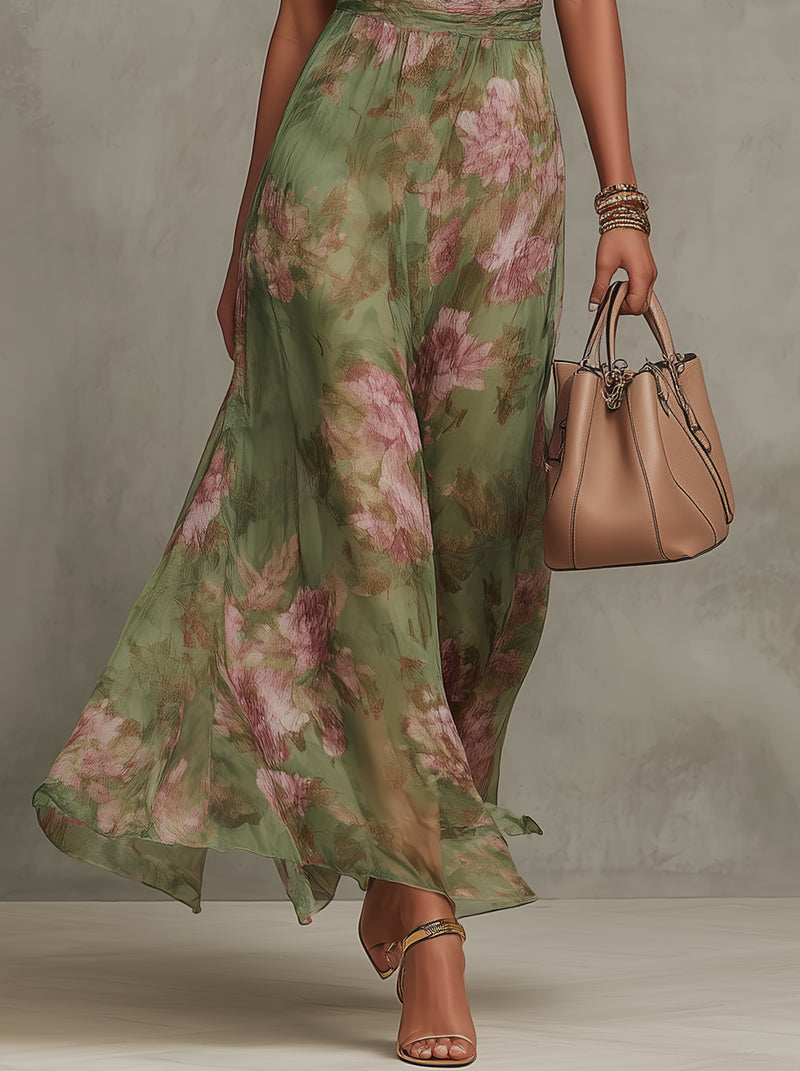 Aurora — Vestido Maxi Floral