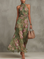 Aurora — Vestido Maxi Floral