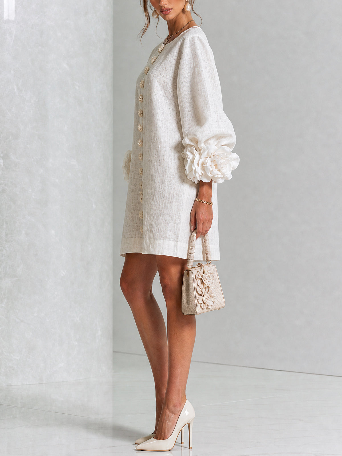 Rosalie| vestido abotonado