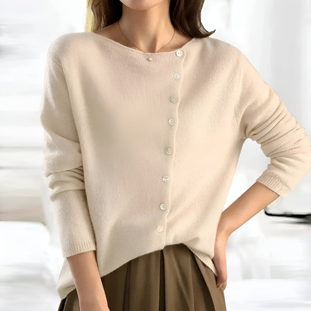 Sarah |  Cardigan con botones
