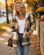 Kendra | Chaqueta con capucha a cuadros