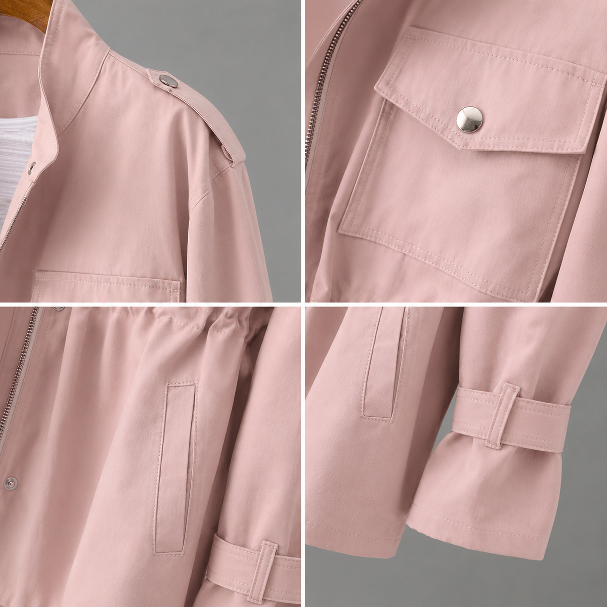 Meredith |Chaqueta con capucha de forro polar